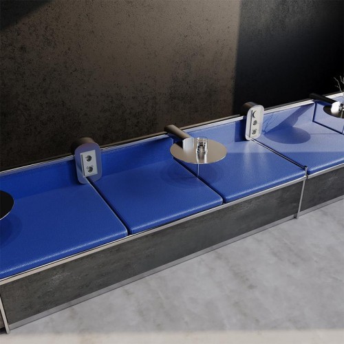 Светорегулятор поворотно-нажимной СП S70 600Вт механизм сталь Voltum VLS070305