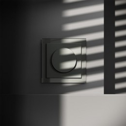 Светорегулятор поворотно-нажимной СП S70 600Вт механизм титан Voltum VLS070306