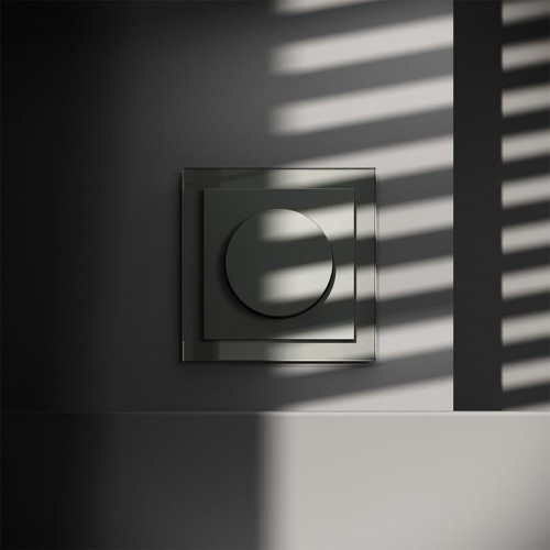 Светорегулятор поворотно-нажимной СП S70 600Вт механизм титан Voltum VLS070306