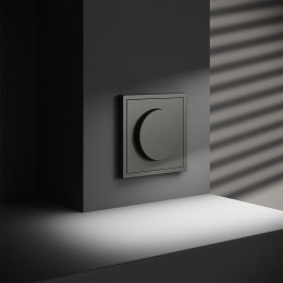 Светорегулятор поворотно-нажимной СП S70 600Вт механизм титан Voltum VLS070306