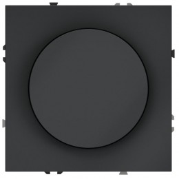 Светорегулятор поворотно-нажимной СП S70 600Вт механизм графит Voltum VLS070307