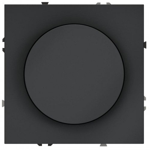 Светорегулятор поворотно-нажимной СП S70 600Вт механизм графит Voltum VLS070307