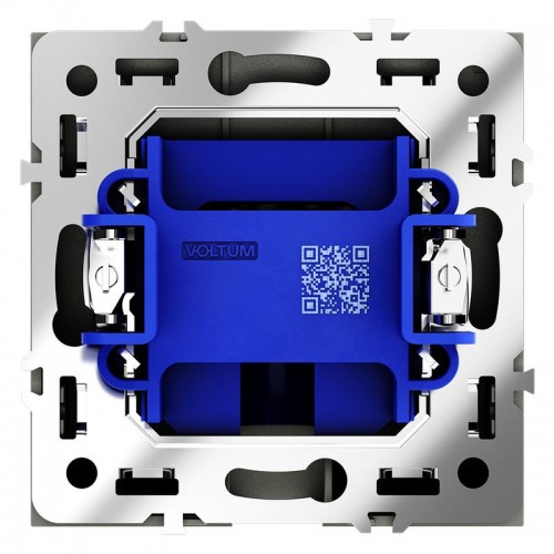 Вывод кабеля СП S70 механизм черн. матов. Voltum VLS080208