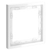Рамка 1-м S70 пластик. бел. глянцевый Voltum VLS100101
