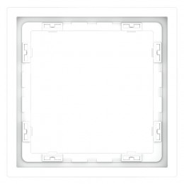 Рамка 1-м S70 пластик. бел. матов. Voltum VLS100102