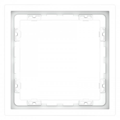 Рамка 1-м S70 пластик. бел. матов. Voltum VLS100102