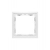 Рамка 1-м S70 пластик. бел. матов. Voltum VLS100102