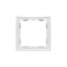 Рамка 1-м S70 пластик. бел. матов. Voltum VLS100102
