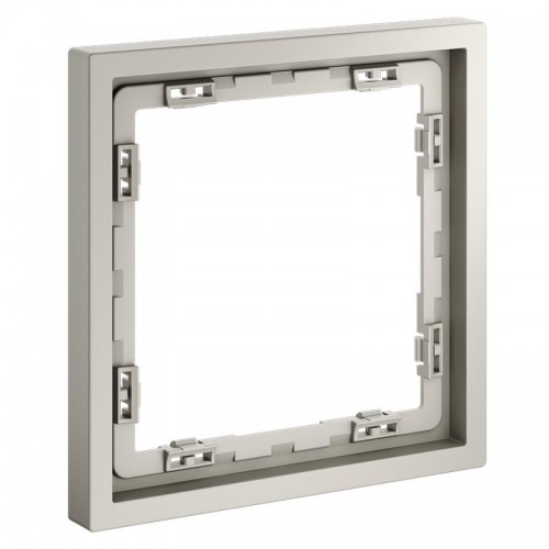 Рамка 1-м S70 пластик. кашемир Voltum VLS100103