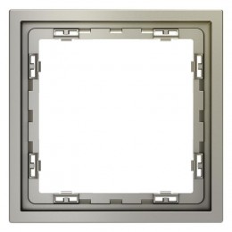 Рамка 1-м S70 пластик. шелк Voltum VLS100104