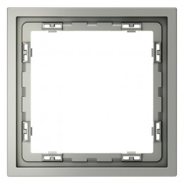 Рамка 1-м S70 пластик. сталь Voltum VLS100105