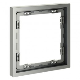 Рамка 1-м S70 пластик. сталь Voltum VLS100105