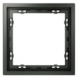 Рамка 1-м S70 пластик. титан Voltum VLS100106