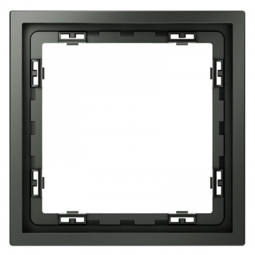 Рамка 1-м S70 пластик. титан Voltum VLS100106