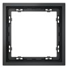 Рамка 1-м S70 пластик. графит Voltum VLS100107