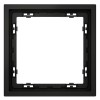 Рамка 1-м S70 пластик. черн. матов. Voltum VLS100108