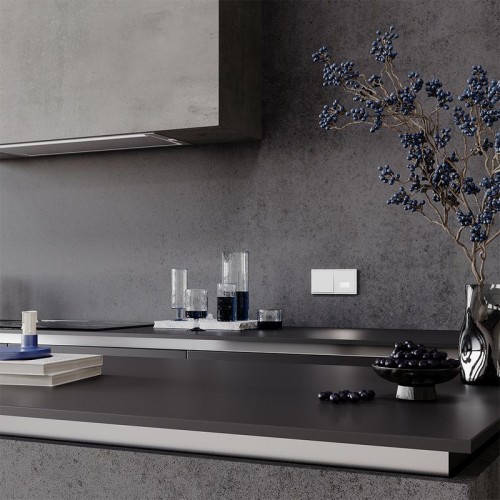 Рамка 2-м S70 пластик. бел. матов. Voltum VLS100202