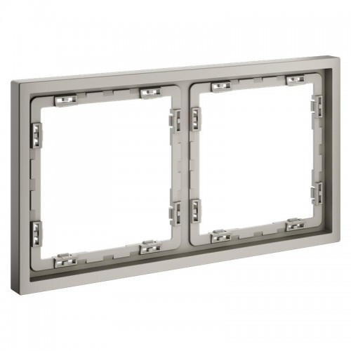 Рамка 2-м S70 пластик. кашемир Voltum VLS100203