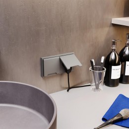 Рамка 2-м S70 пластик. кашемир Voltum VLS100203