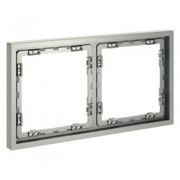 Рамка 2-м S70 пластик. сталь Voltum VLS100205