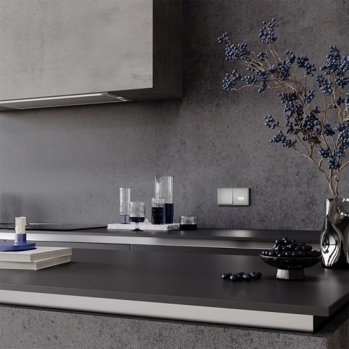 Рамка 2-м S70 пластик. сталь Voltum VLS100205