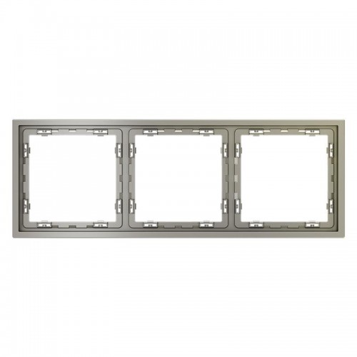 Рамка 3-м S70 пластик. шелк Voltum VLS100304