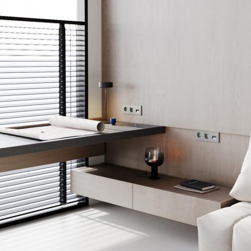 Рамка 3-м S70 пластик. шелк Voltum VLS100304