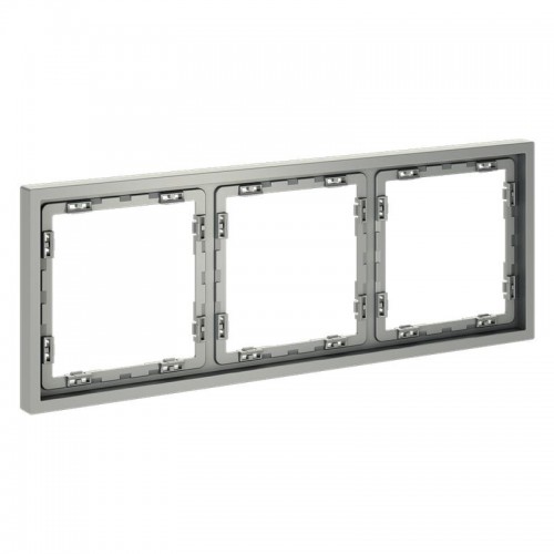 Рамка 3-м S70 пластик. сталь Voltum VLS100305