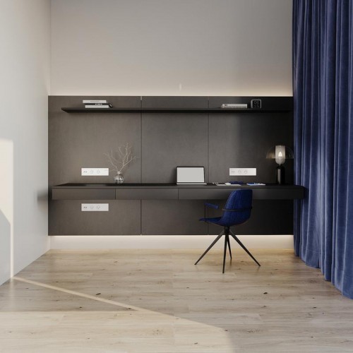 Рамка 4-м S70 пластик. бел. глянцевый Voltum VLS100401