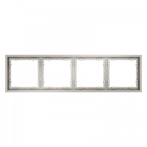 Рамка 4-м S70 пластик. кашемир Voltum VLS100403