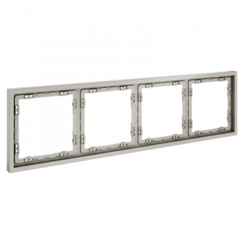 Рамка 4-м S70 пластик. кашемир Voltum VLS100403