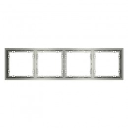 Рамка 4-м S70 пластик. сталь Voltum VLS100405