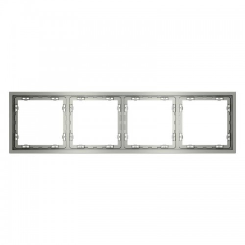 Рамка 4-м S70 пластик. сталь Voltum VLS100405