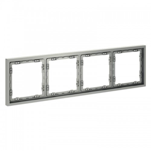 Рамка 4-м S70 пластик. сталь Voltum VLS100405