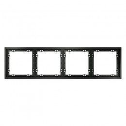 Рамка 4-м S70 пластик. титан Voltum VLS100406