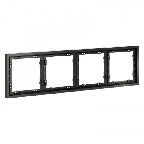 Рамка 4-м S70 пластик. титан Voltum VLS100406