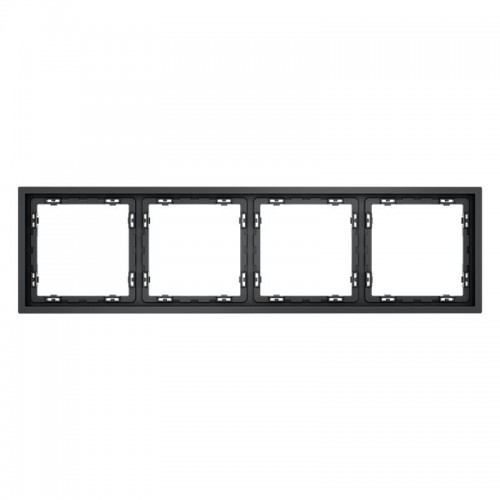 Рамка 4-м S70 пластик. графит Voltum VLS100407