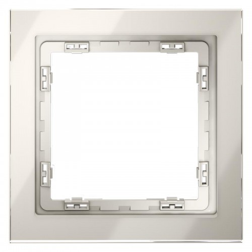 Рамка 1-м S70 стеклян. кашемир Voltum VLS110103