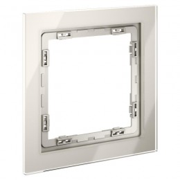 Рамка 1-м S70 стеклян. кашемир Voltum VLS110103