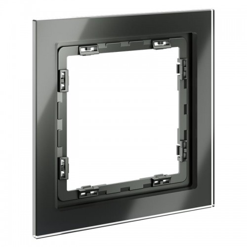 Рамка 1-м. S70 стеклян. титан Voltum VLS110106