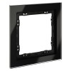 Рамка 1-м S70 стеклян. черн. Voltum VLS110108