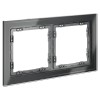 Рамка 2-м S70 стеклян. графит Voltum VLS110207