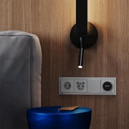 Рамка 4-м S70 стеклян. сталь Voltum VLS110405