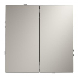 Переключатель перекрестный 2-кл. СП S70 10А механизм кашемир Voltum VLS020503