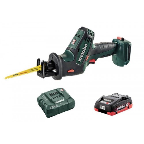 Пила сабельная аккумуляторная SSE18LTXCompact +1х3.5Ач LiHD+ЗУ ASC55 Metabo T03340