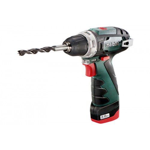 Винтоверт аккумуляторный PowerMaxx BS 12В 1х2.0 патрон сумка Metabo 600079500