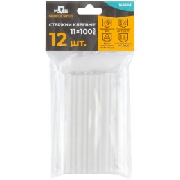 Стержень клеевой 11х100мм прозрачность 50% (уп.12шт) MOS 14505М