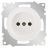 Розетка 1-м СП Florence 16А IP20 без заземл. винтов. контакты механизм бел. (1E10301300) OneKeyElectro 2172766