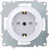 Розетка 1-м СП Florence 16А IP20 с заземл. винтов. контакты механизм бел. (1E10201300) OneKeyElectro 2172765