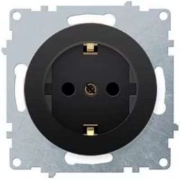 Розетка 1-м СП Florence 16А IP20 с заземл. на винтах механизм черн. (1E10201303) OneKeyElectro 2172811